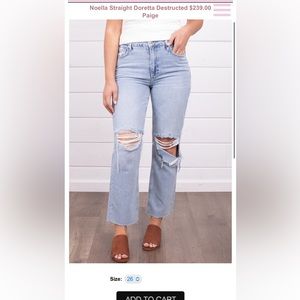 Paige relaxed straight jeans